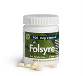 Folsyre 400 mcg. 90 tabletter TILBUD  