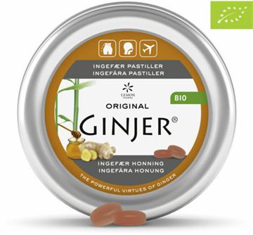 GINJER®Pastiller Ingefær Honning – Økologiske