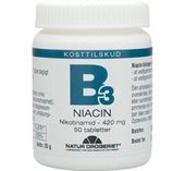 Niacin Nikotinamid  30 mg. 50 stk.