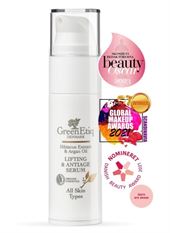 GreenEtiq – Økologisk Lifting & AntiAge Serum. Hibiscus Extract & ArganOil, All Skin Types, Exclusive. (30 ml)